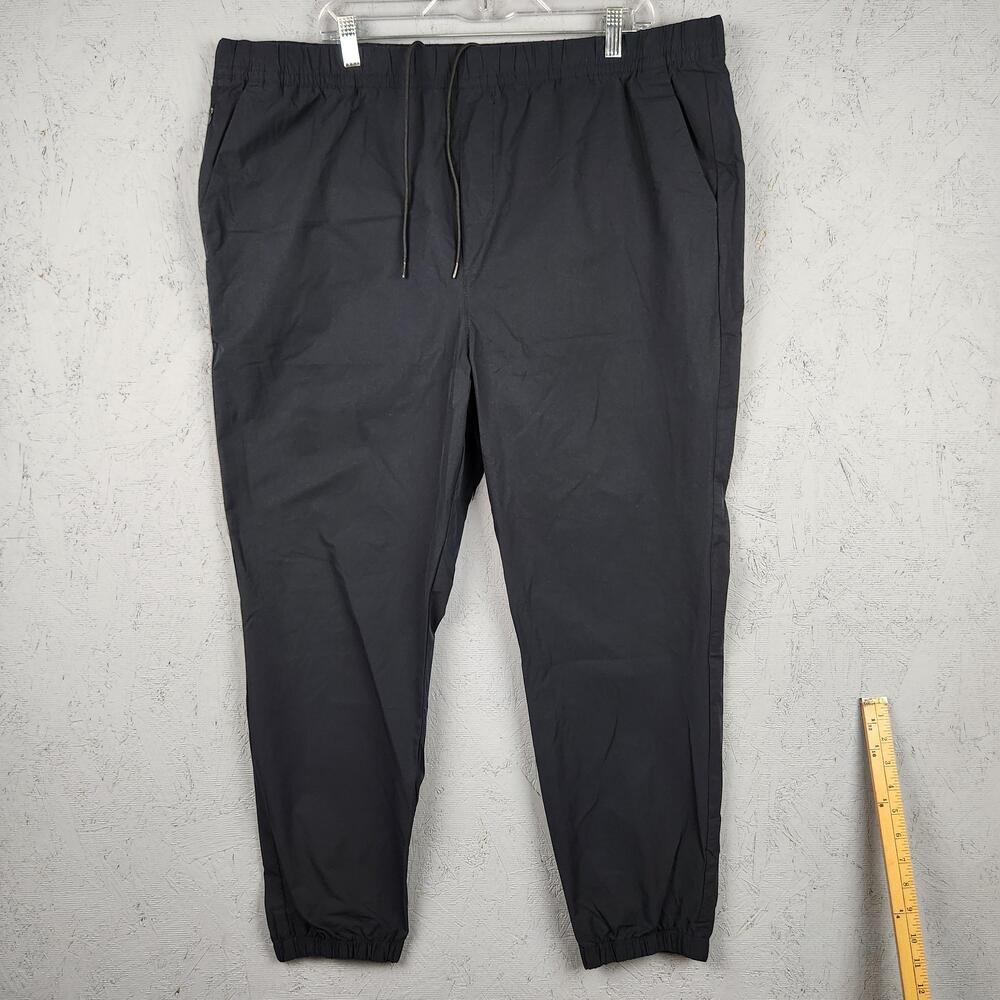 Banana Republic Jogger Pants Mens 2XL Gray Elastic Drawstring Tapered Casual